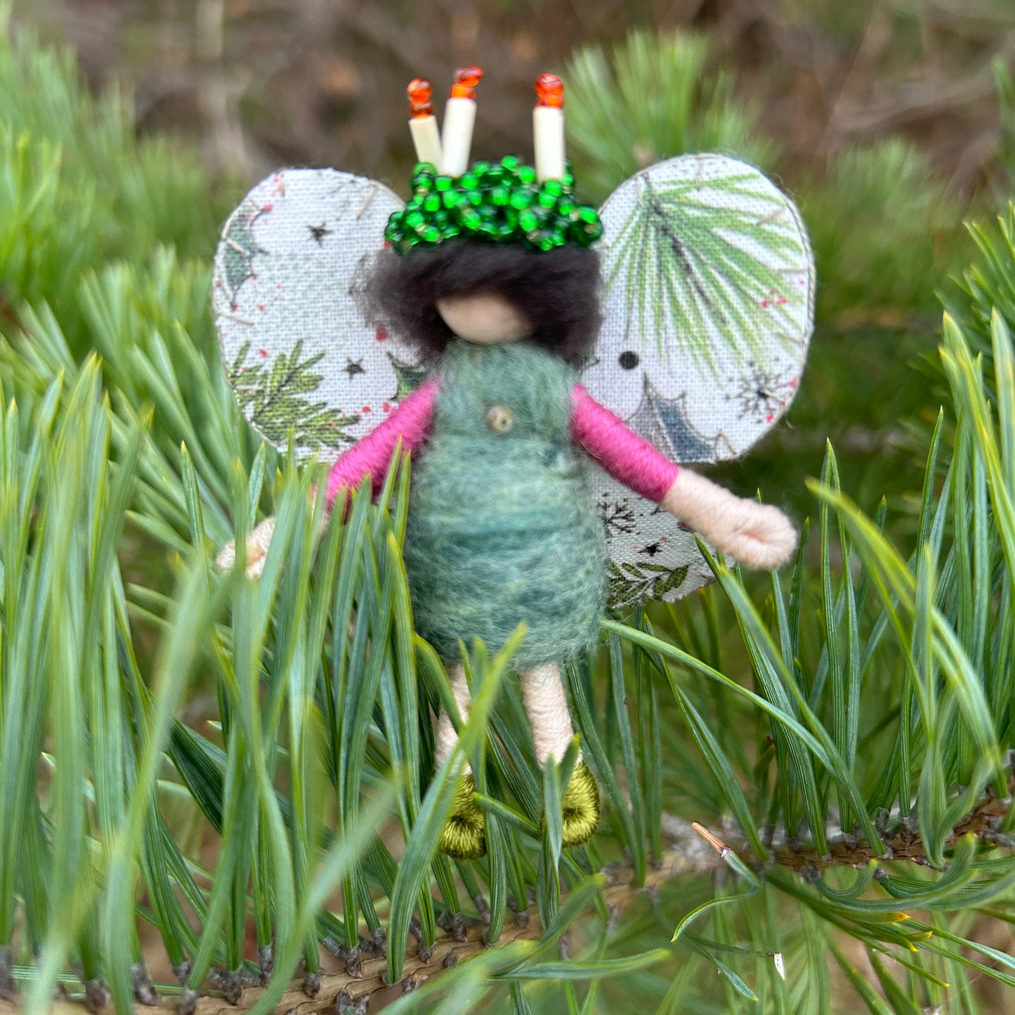 St. Lucia Fairy in Green