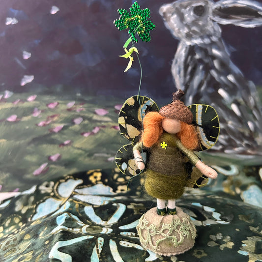 Fairy with Shamrock Kite